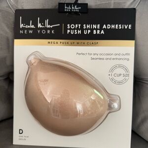 Nicole Miller Soft Shine Adhesive Bra - Nude